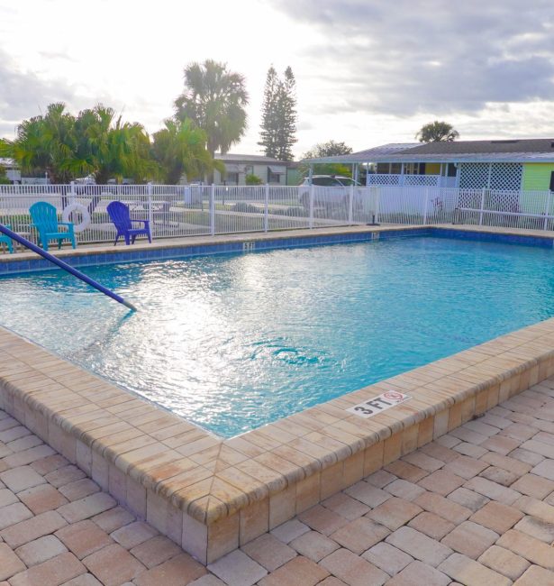 Swimming pool at Orange Acres