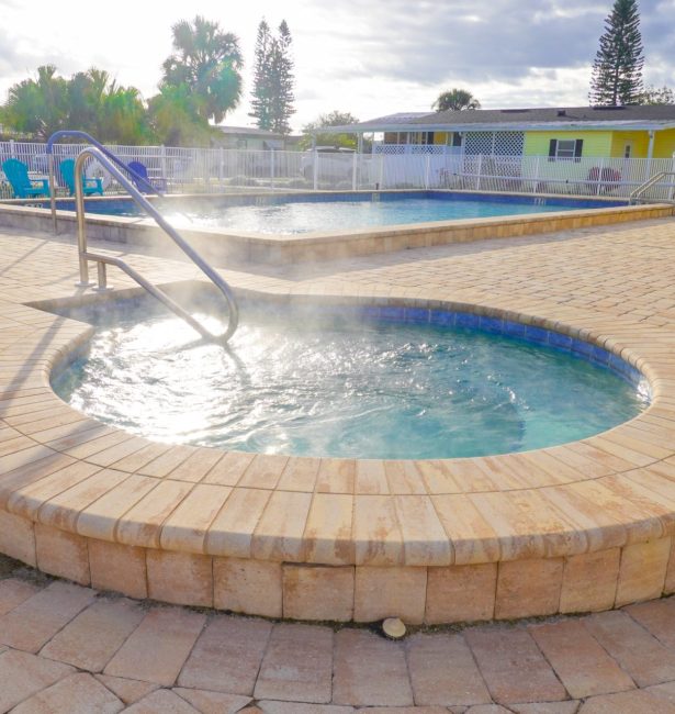 Hot tub/ spa at Orange Acres