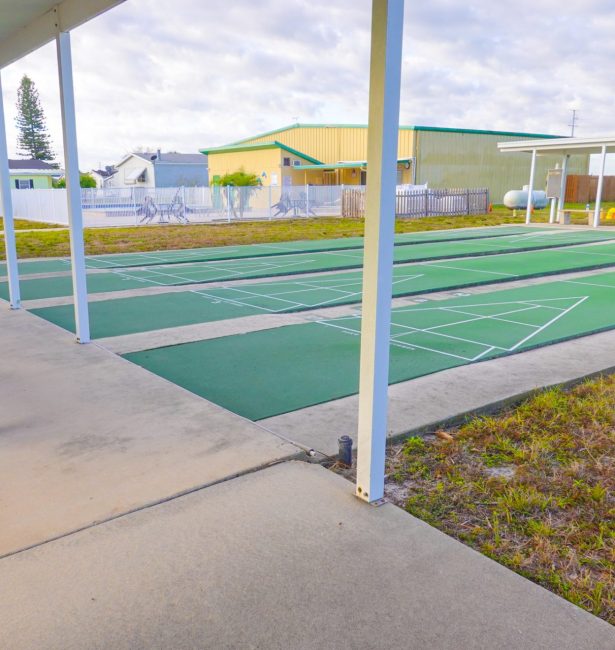 Shuffleboard at Orange Acres